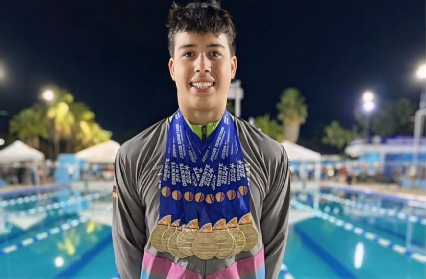 Manuel Díaz: El campeón de la natación en los XXI Juegos Deportivos Nacionales